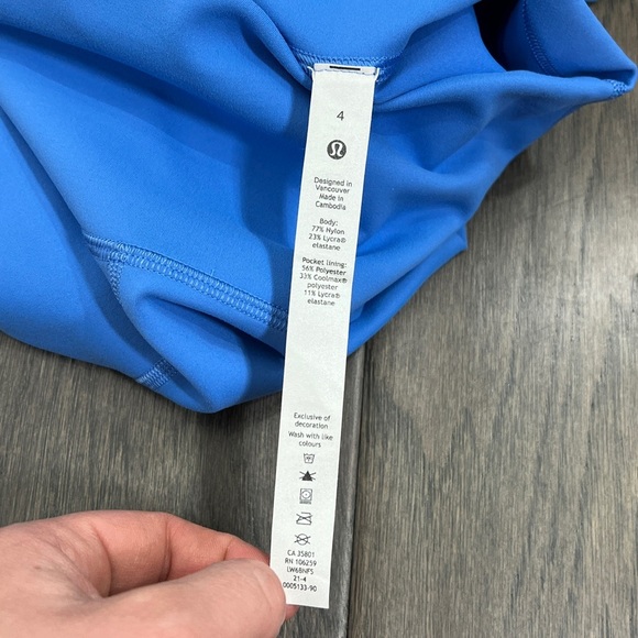 COPY - Lululemon Wunder Train High-Rise Crop 23" Blue Nile - Picture 10 of 10